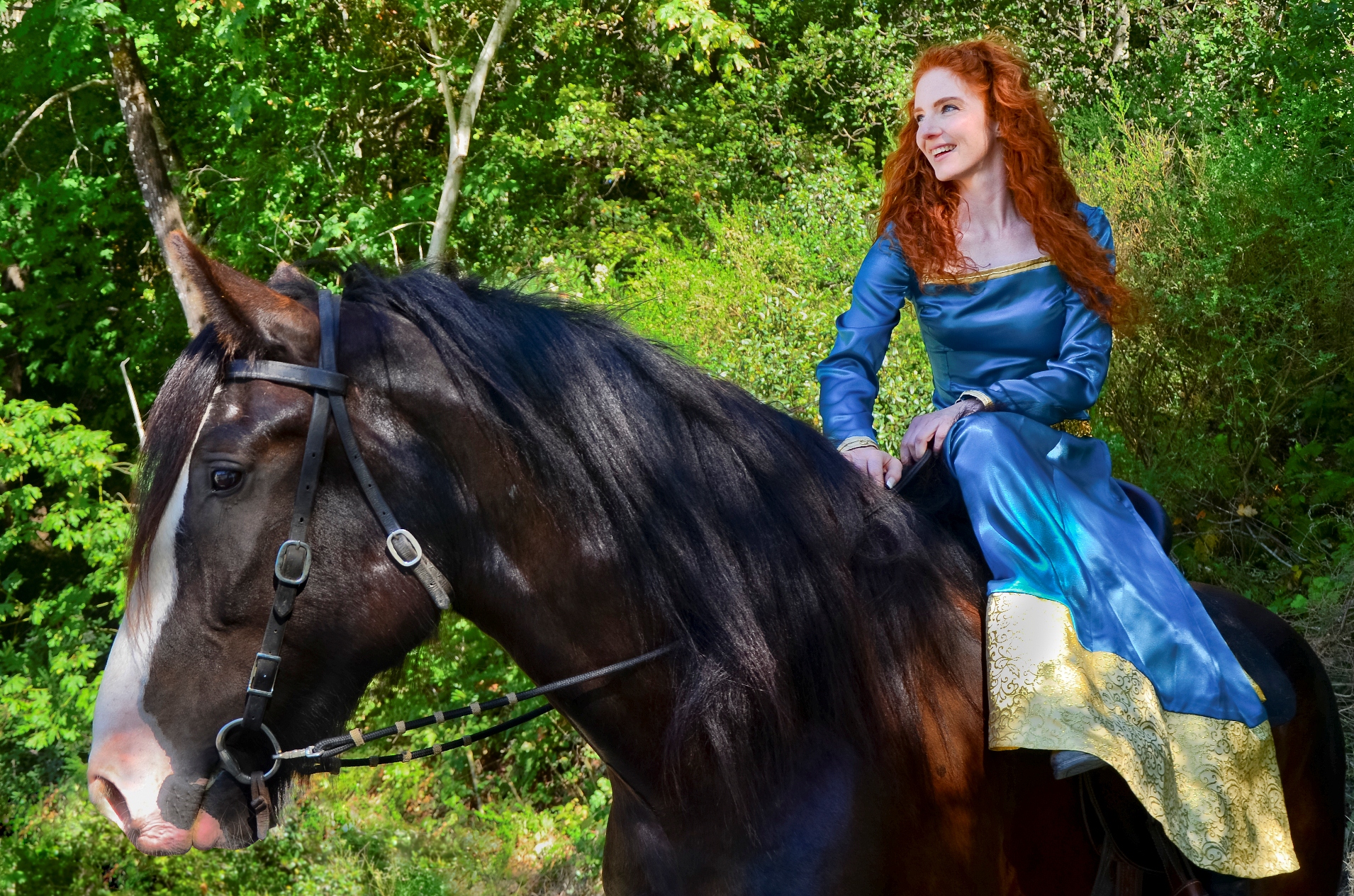 Virginia Hankins, on set archery coach for film and television. Disney-Pixar Brave Merida Look-alike.