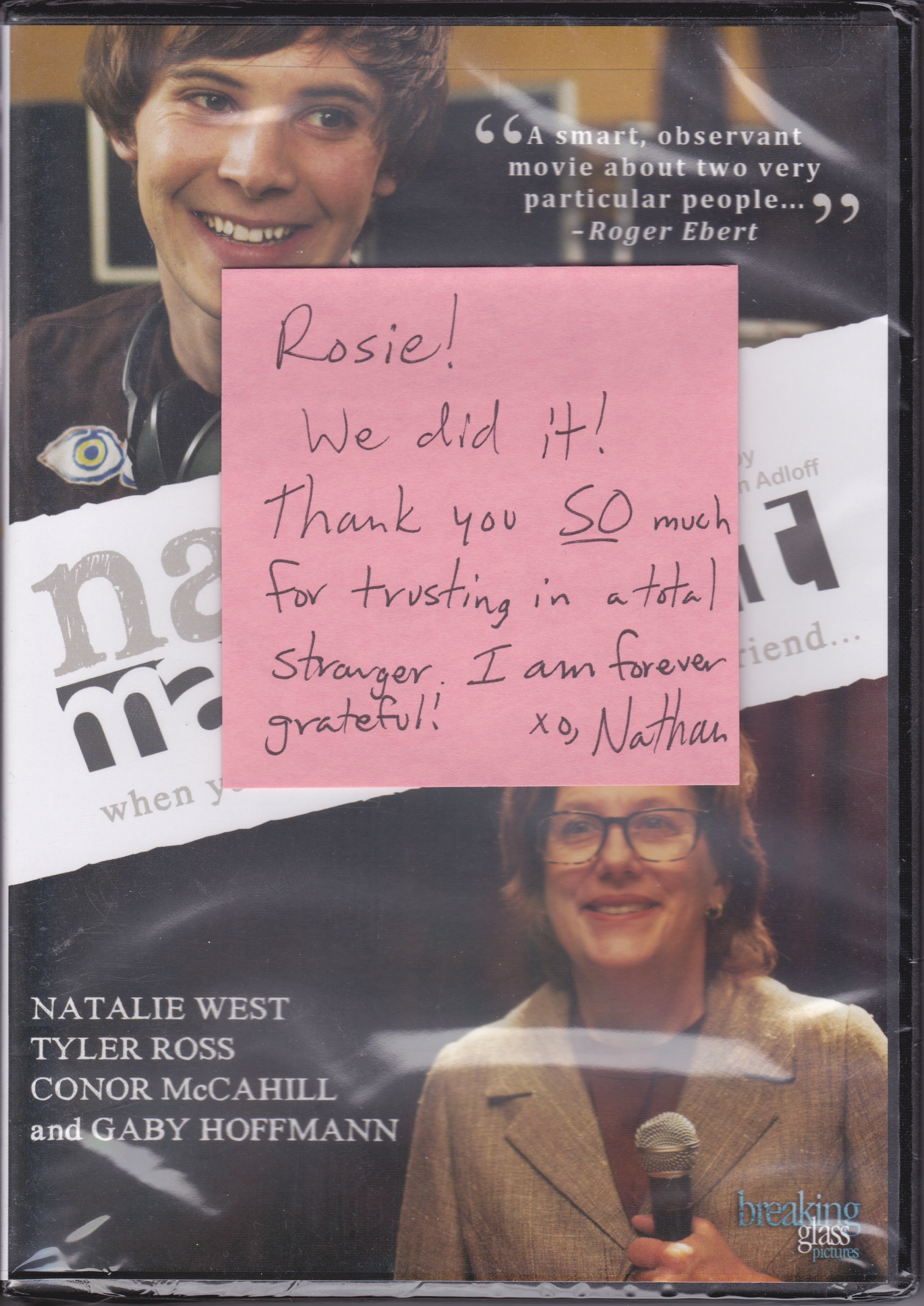 Release of Nate & Margaret (2012) on DVD.