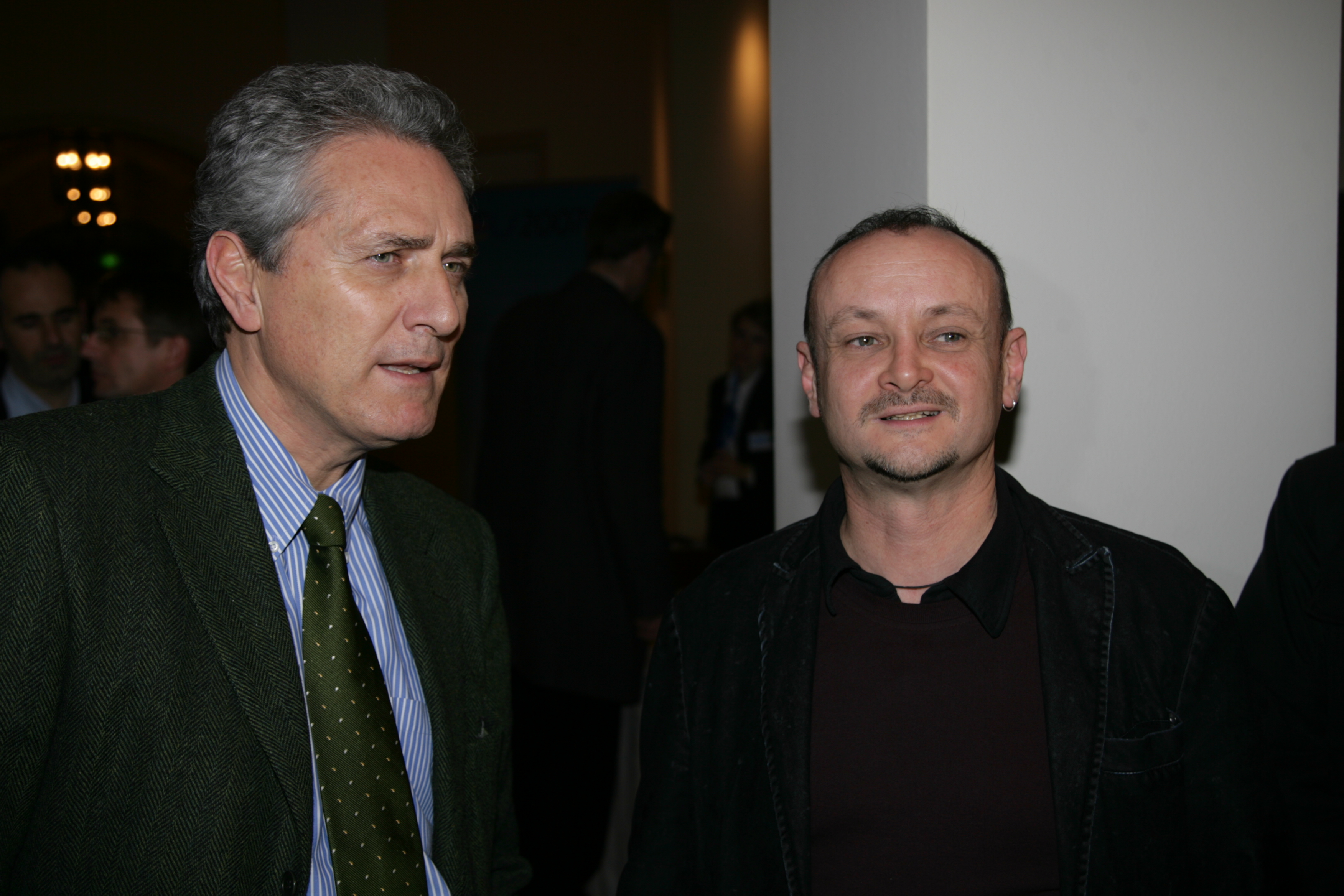 at berlin film Festival with mr. Francesco Rutelli, Italian Minister Of Culture