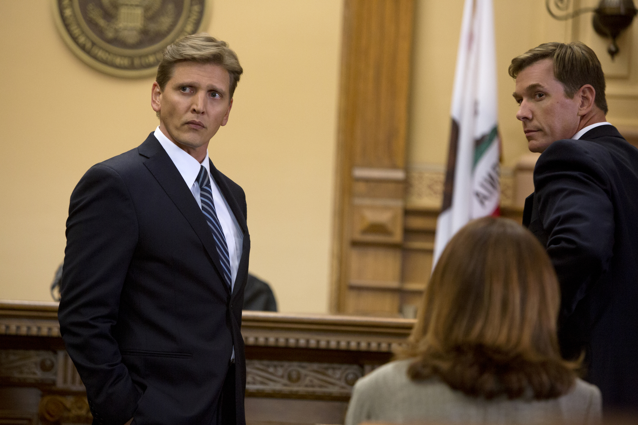 Still of Barry Pepper and Clay Edmund Kraski in Kill the Messenger (2014)