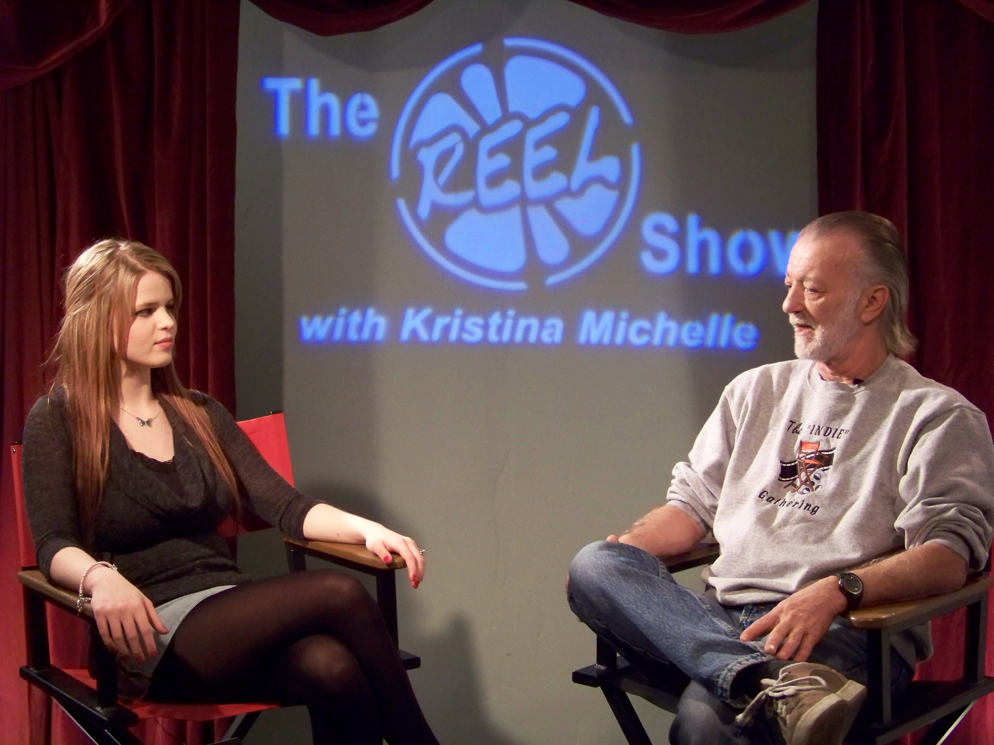 Kristina Michelle with Executive Producer Ray Szuch on 