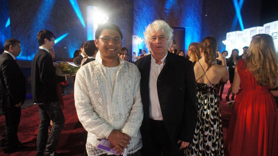 With Jean-Jacques Annaud