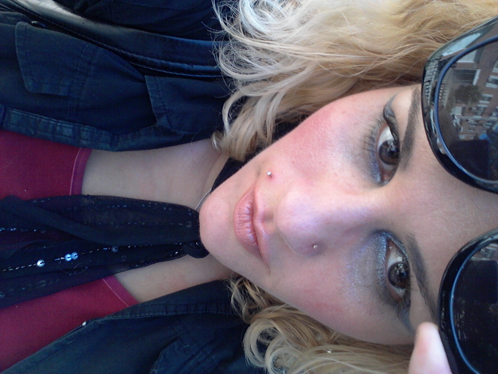 Beth Katehis with Monroe Piercing and Nose Piercing at NYC INK! By Sam