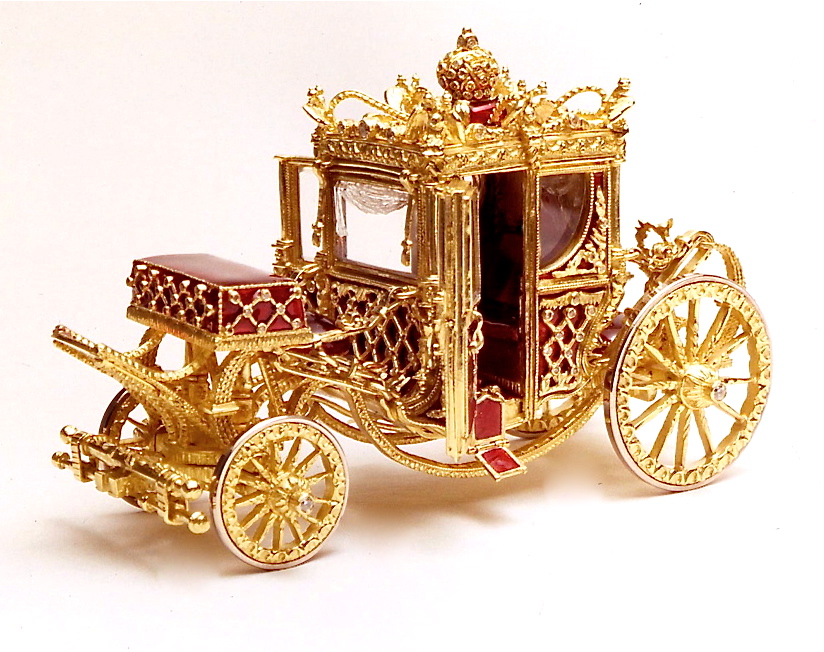 Ocean's 12 18K gold hand fabricated carriage