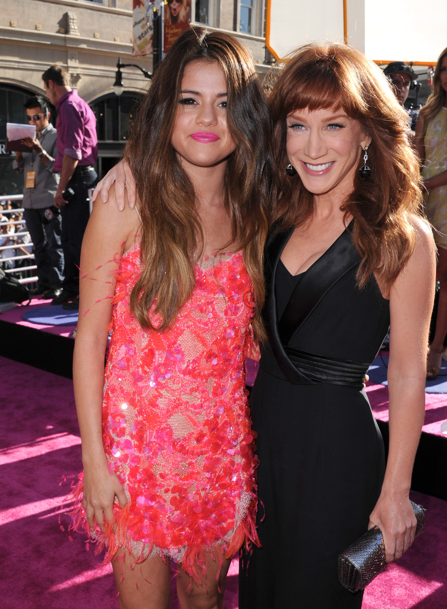 Kathy Griffin and Selena Gomez at event of Katy Perry: Part of Me (2012)
