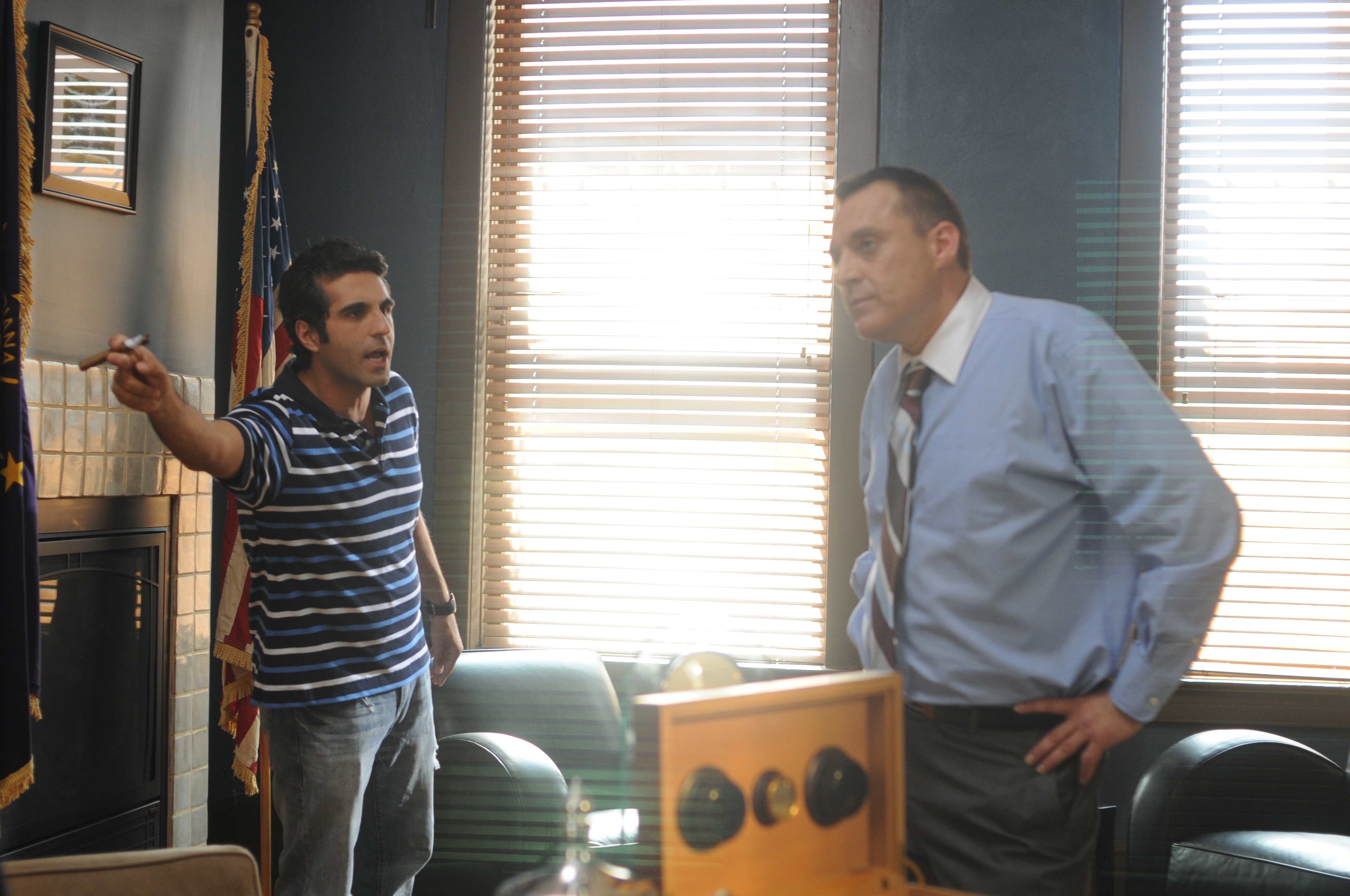 Tom Sizemore and William Tanoos in The Drunk (2014)
