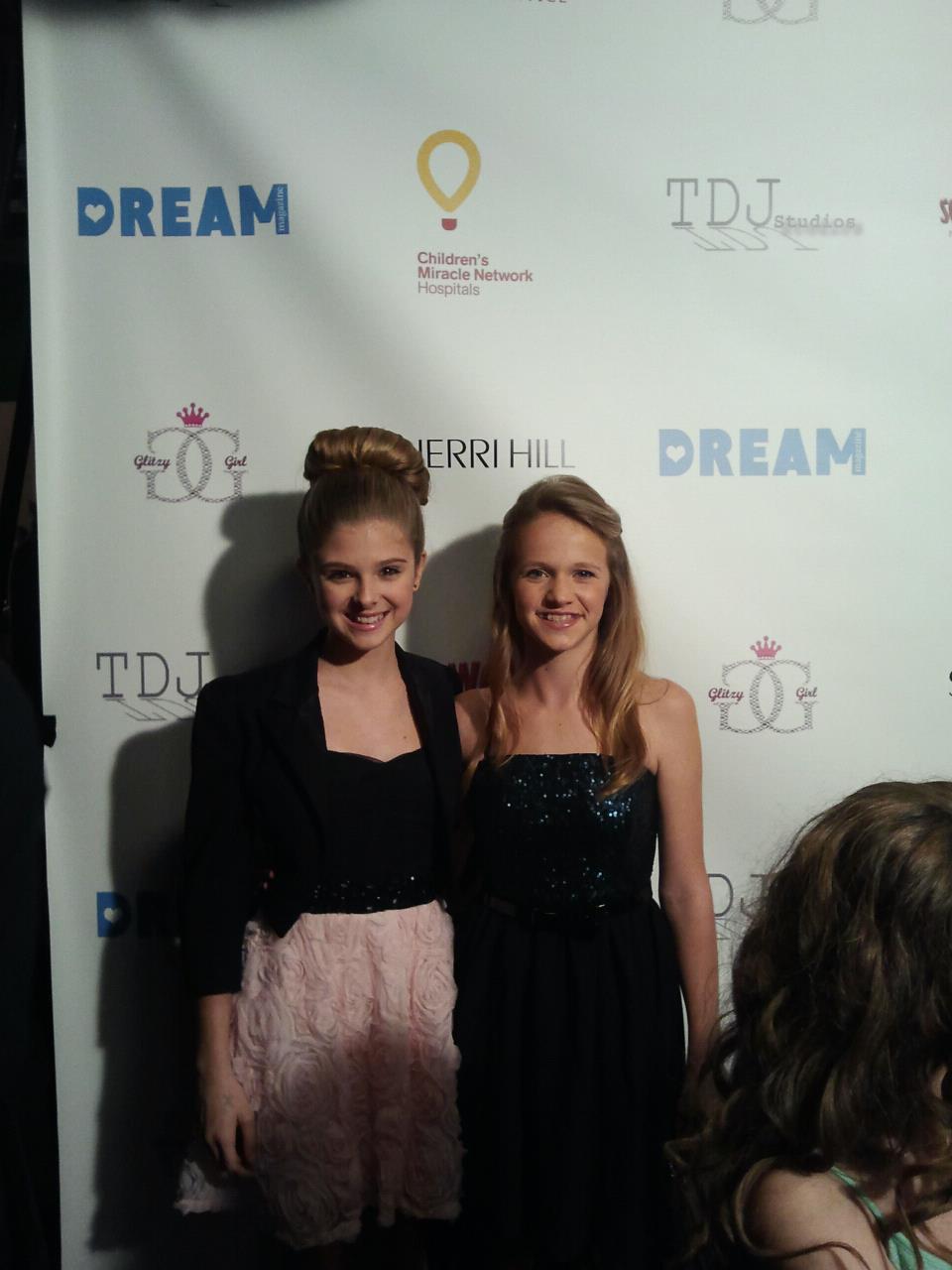 Lauren Suthers and Isabella Palmieri arrivals at 2nd Annual Dream Magazine Winter Wonderland Party TDJ Studios
