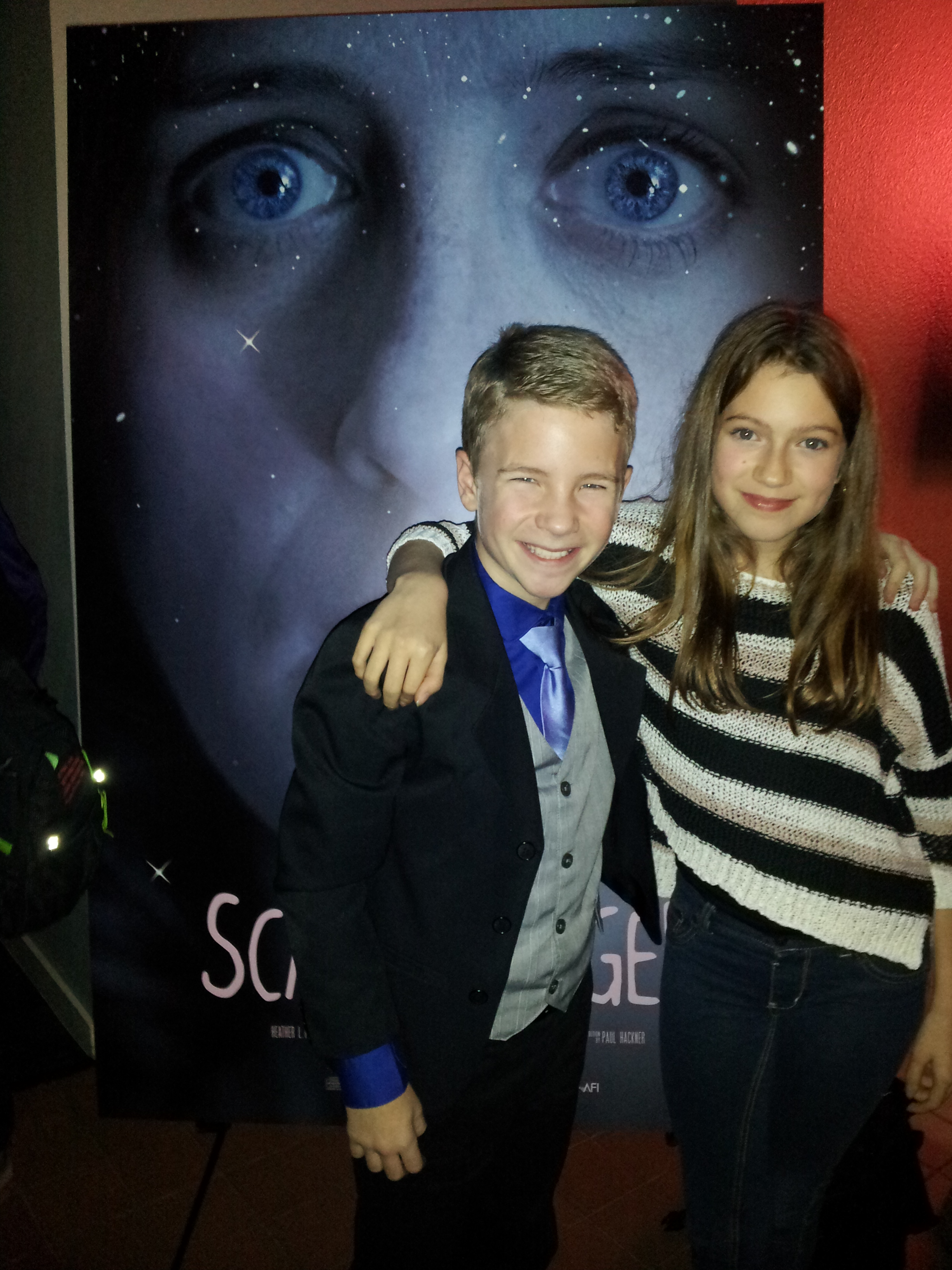 Keely Aloña at event of Scaremonger with Justin Ellings (2013)