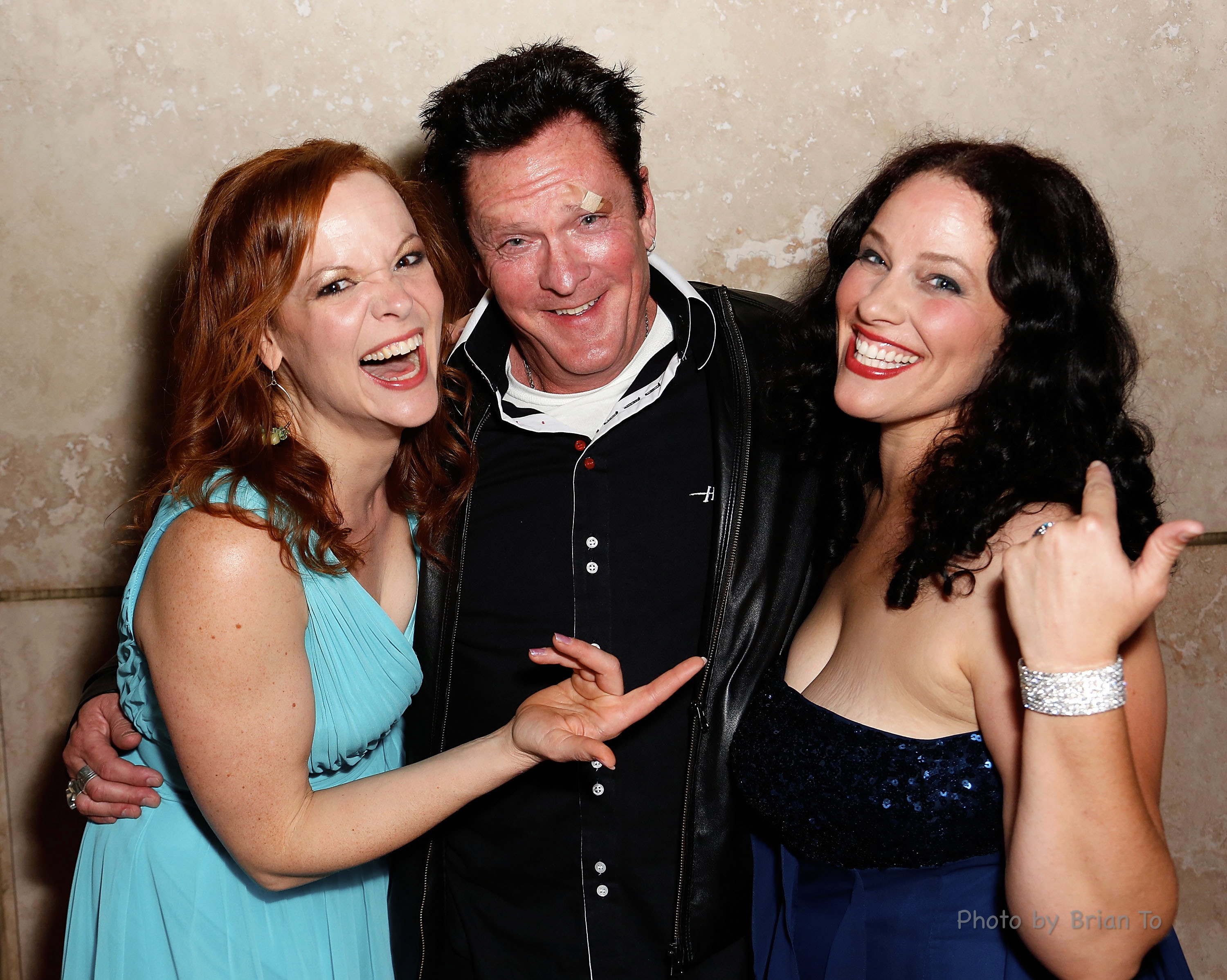 2 Hopeful Spinsters the web-series red carpet premiere with Michael Madsen. Heather Olt, Michael Madsen and Dellany Peace