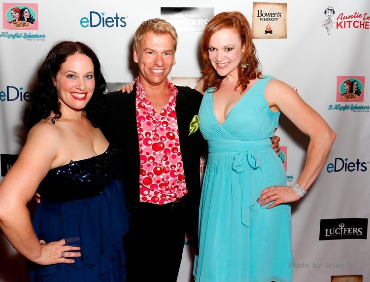 Dellany Peace, Todd Sherry and Heather Olt at 2 Hopeful Spinsters red carpet premiere