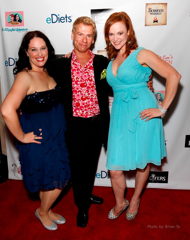 Dellany Peace, Todd Sherry and Heather Olt at 2 Hopeful SPinsters red carpet premiere