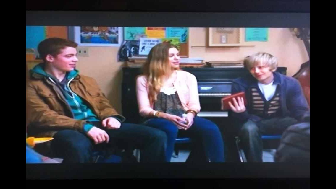 Caine Sheppard as 'Morgan', Kailie Torres as 'Jessie and Gabriel Basso as Adam on the SHOWTIME series 'The Big C'