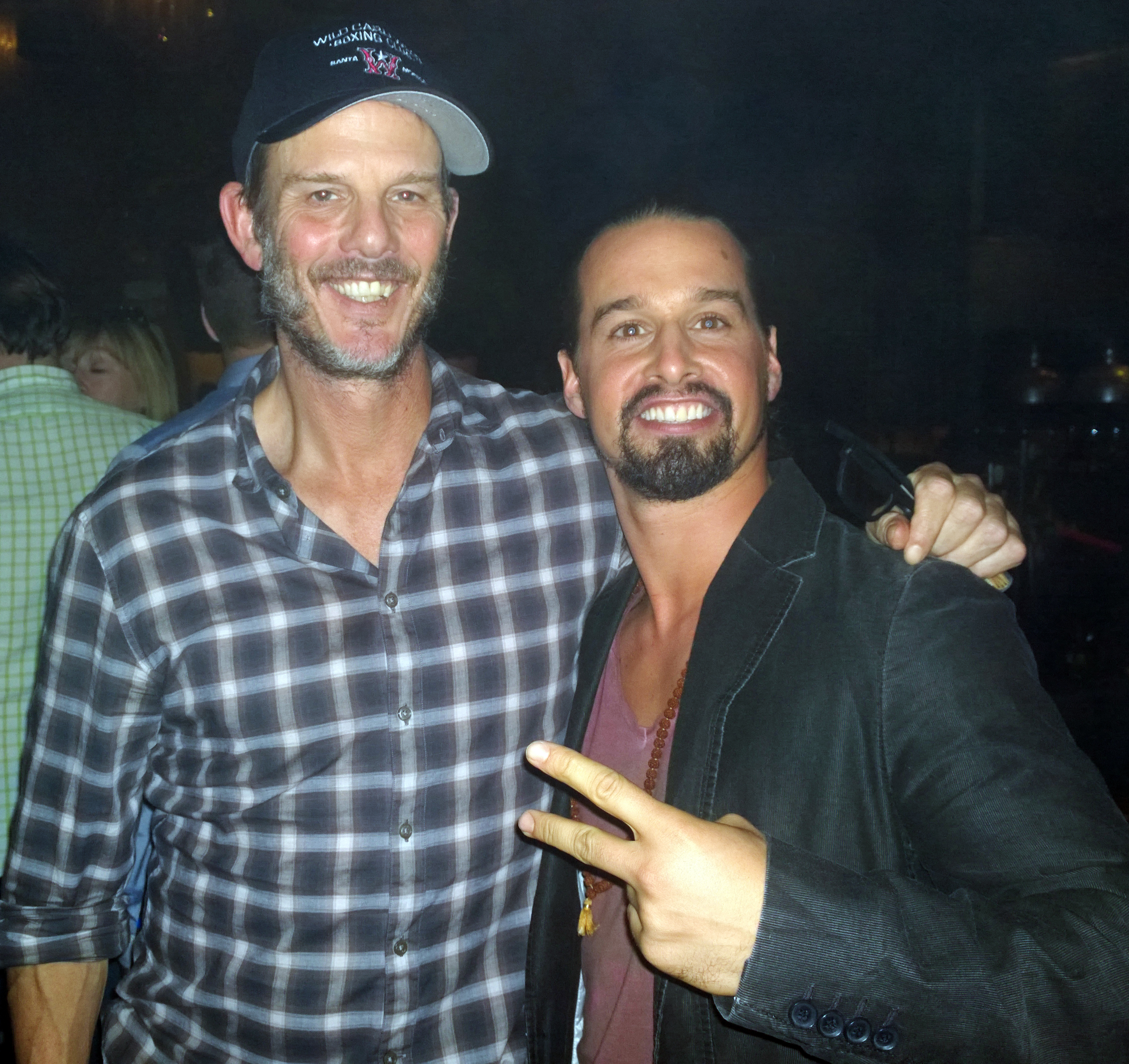 Peter Berg (Director) and Sancho Martin-Lead Movement Actor, Dancer behind the scenes Discover Card 