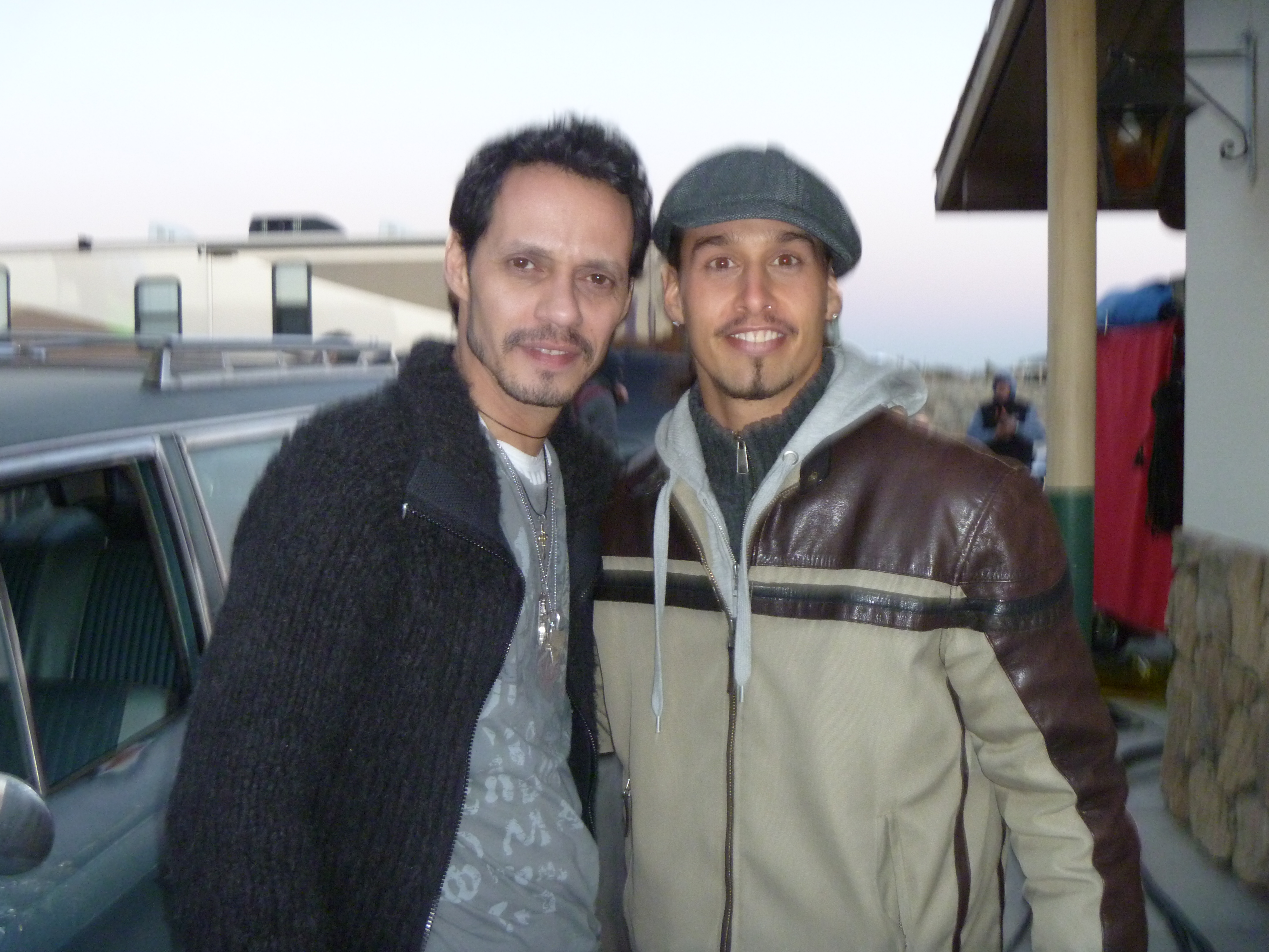 Marc Anthony and Sancho Martin - Lead Movement Actor, Dancer, Contortionist behind the scenes 