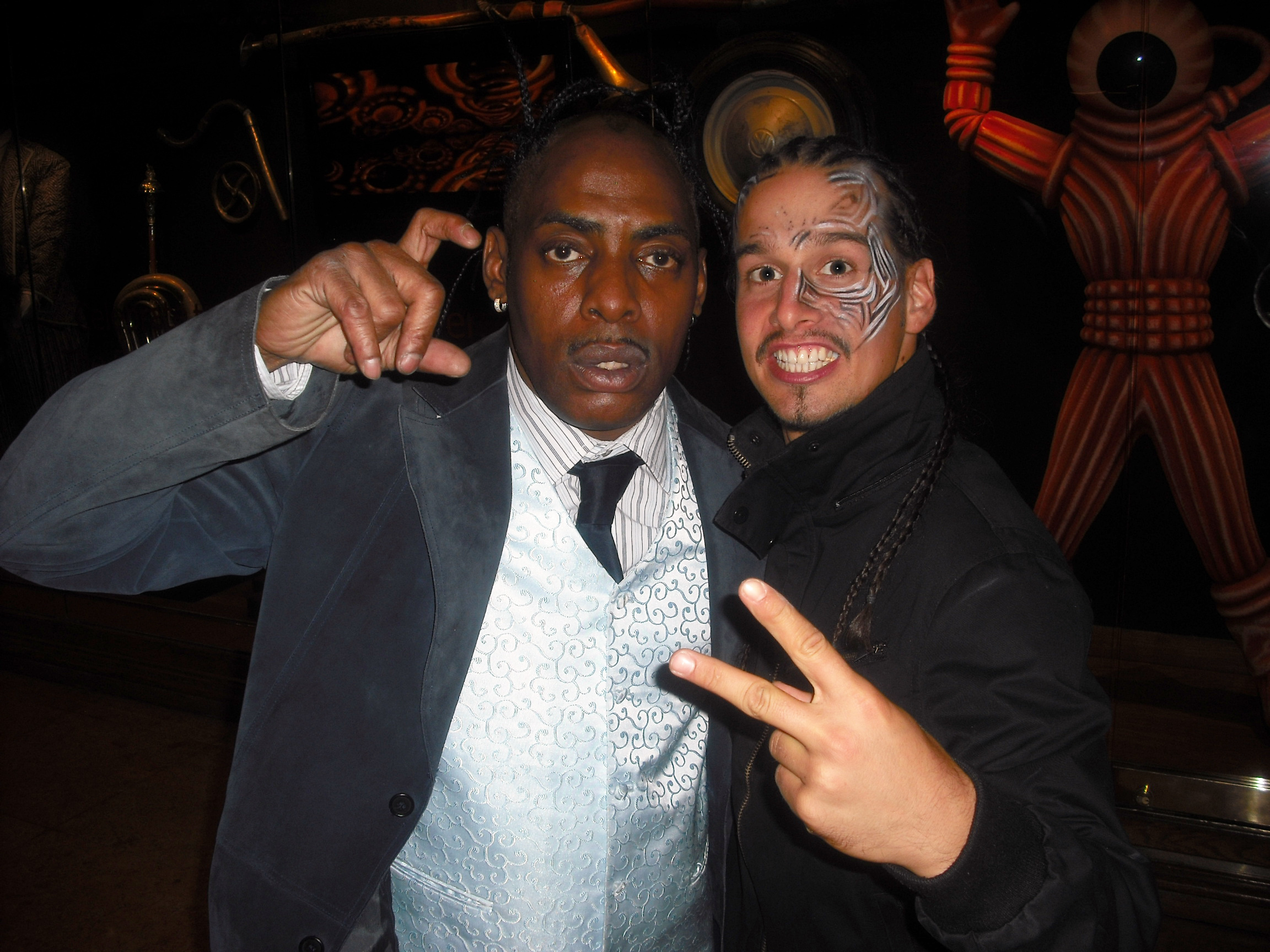 Coolio and Sancho Martin Cuque du Soleil after-party