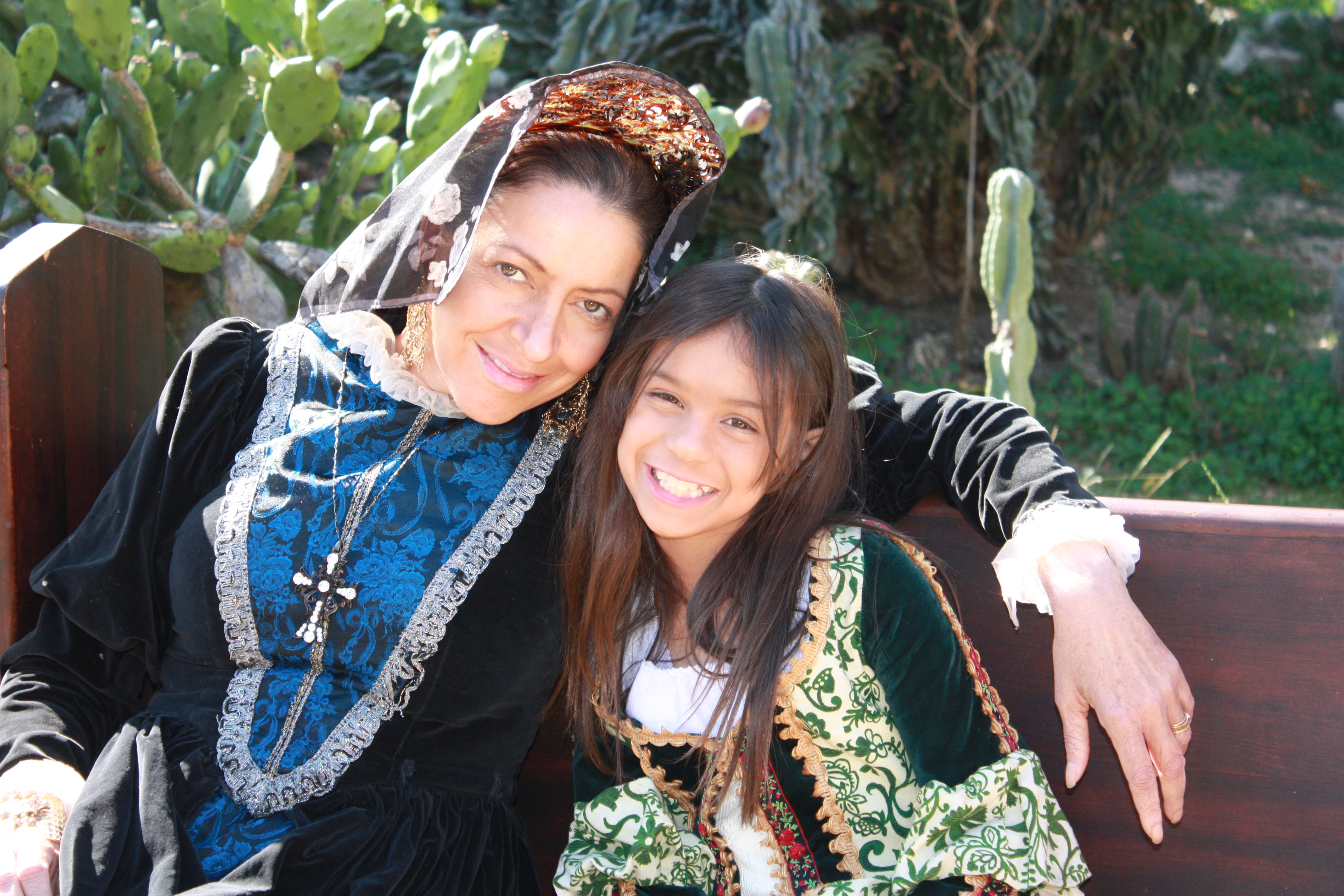 Maile on set of the Exquisite Tenderness of Santa Rosa de Lima