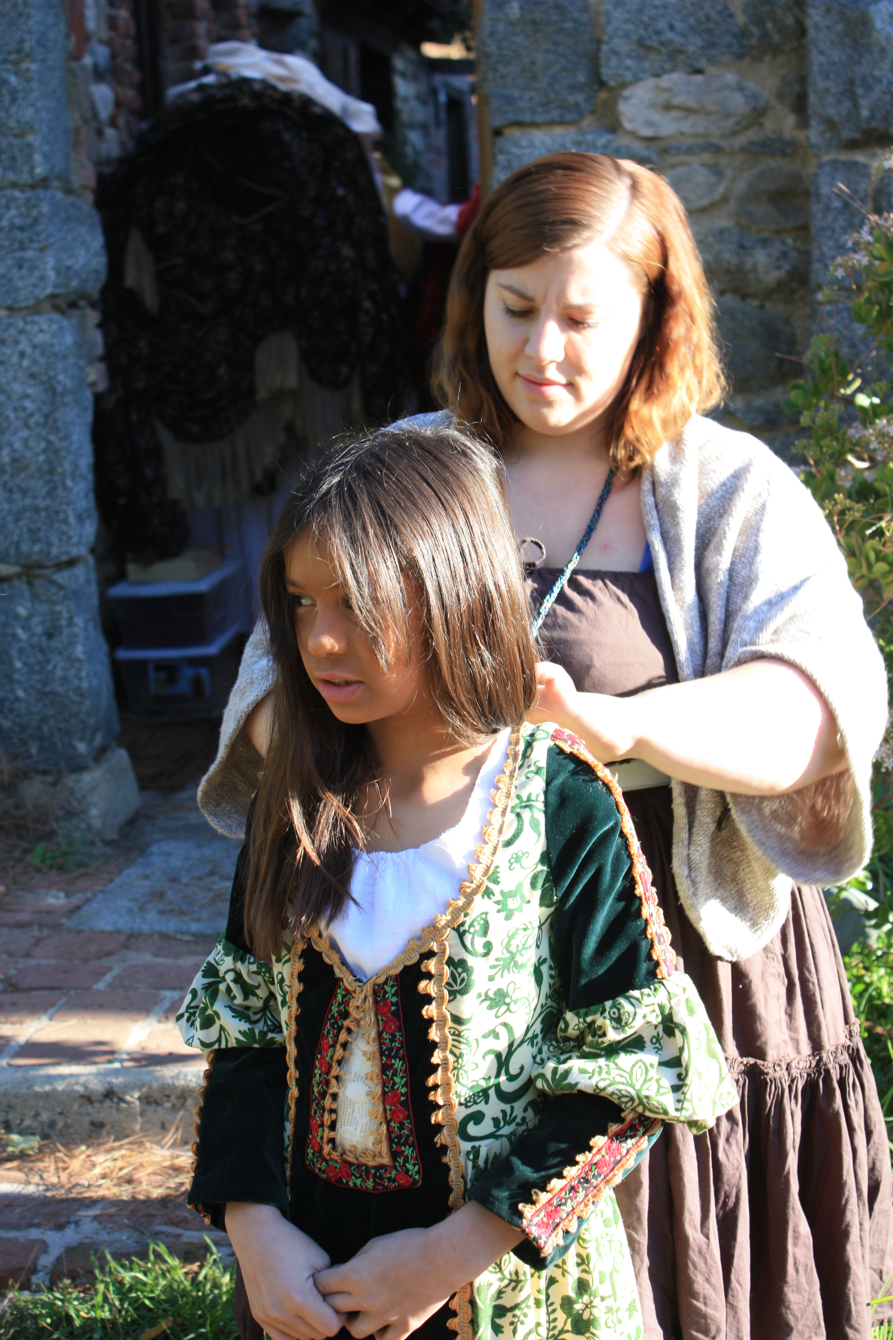 Maile on set of the film The Exquisite Tenderness of Santa Rosa de Lima