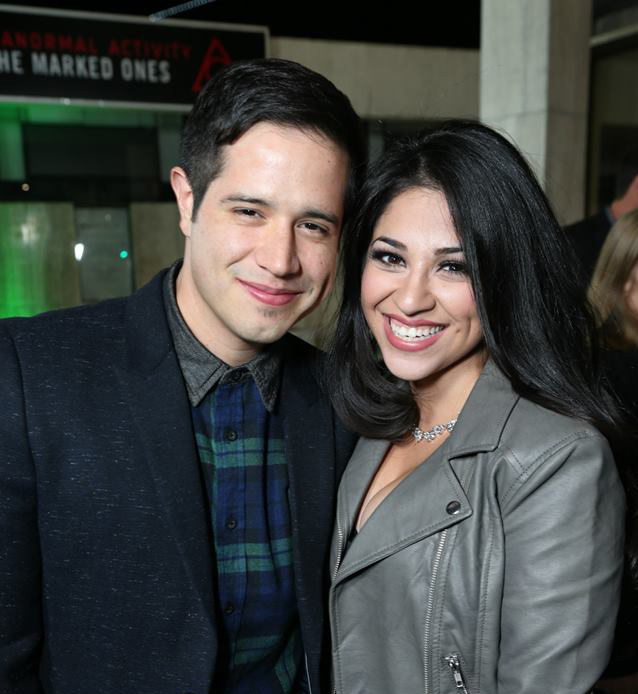 Jorge Diaz and Noemi Gonzalez at the Paranormal Activity: The Marked Ones premier.