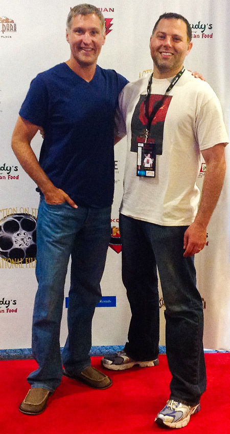 Cinematographer Stephan Dalyai & writer-director Glenn Camhi, AOF Int'l Film Festival