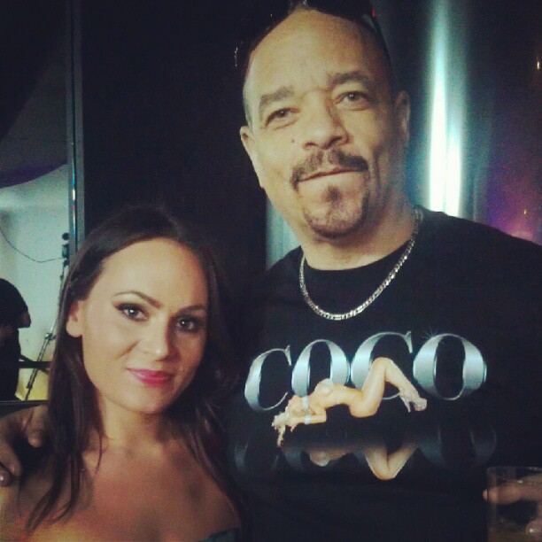 Ice T and I back stage