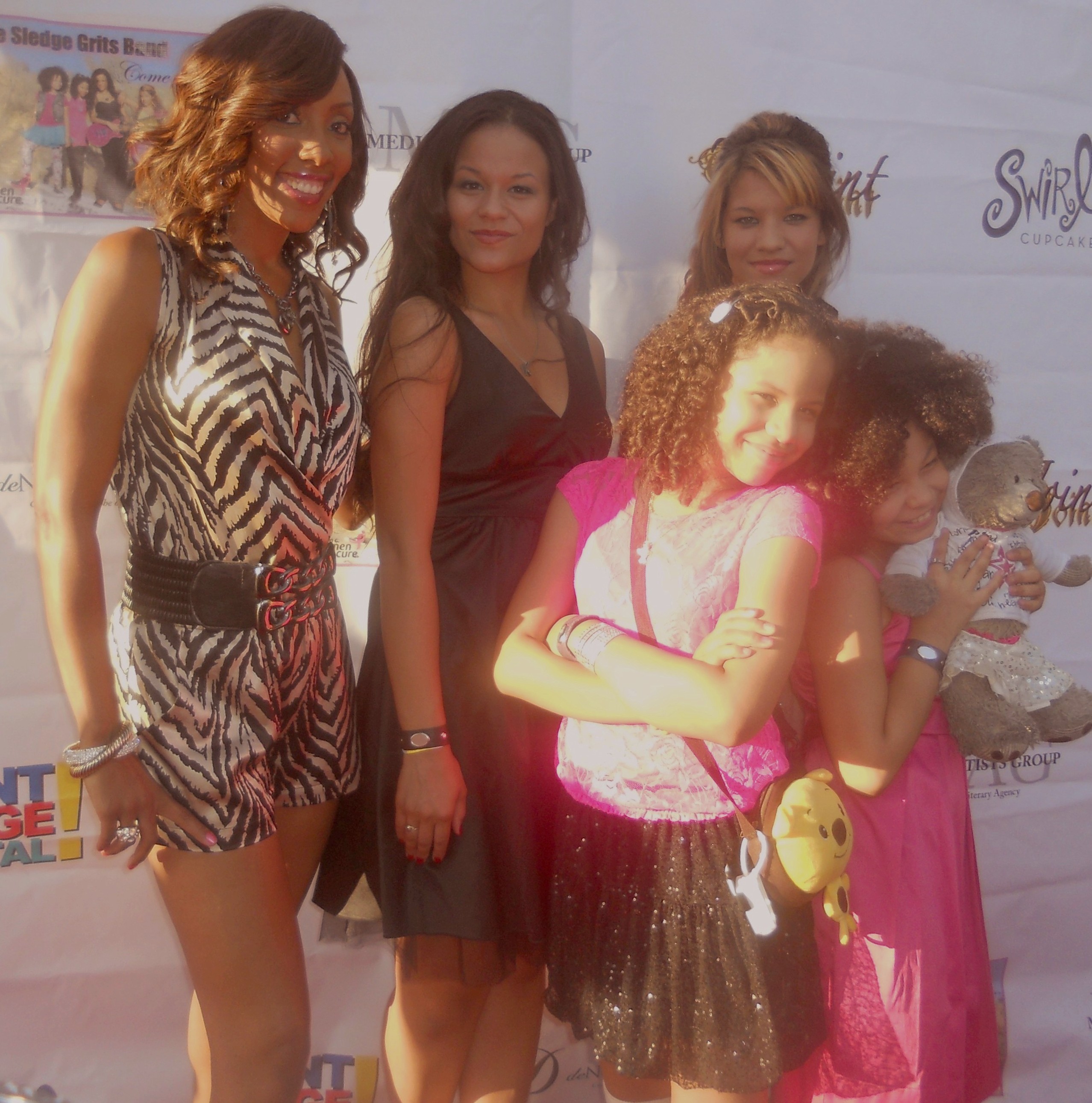 The Sledge Grits Band and I! Love these girls like my kids! ;)