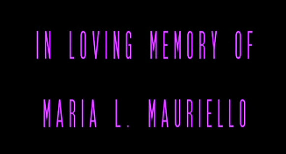 Reminisce is dedicated to my sister Maria L. Mauriello.