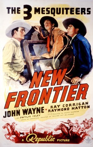 John Wayne, Ray Corrigan and Raymond Hatton in New Frontier (1939)