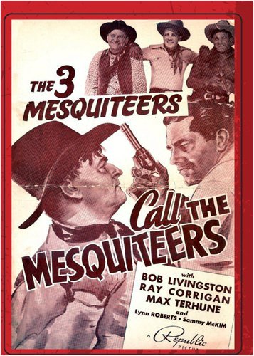 Ray Corrigan, Robert Livingston and Max Terhune in Call the Mesquiteers (1938)
