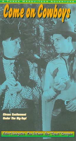 Ray Corrigan, Robert Livingston and Max Terhune in Come on, Cowboys (1937)