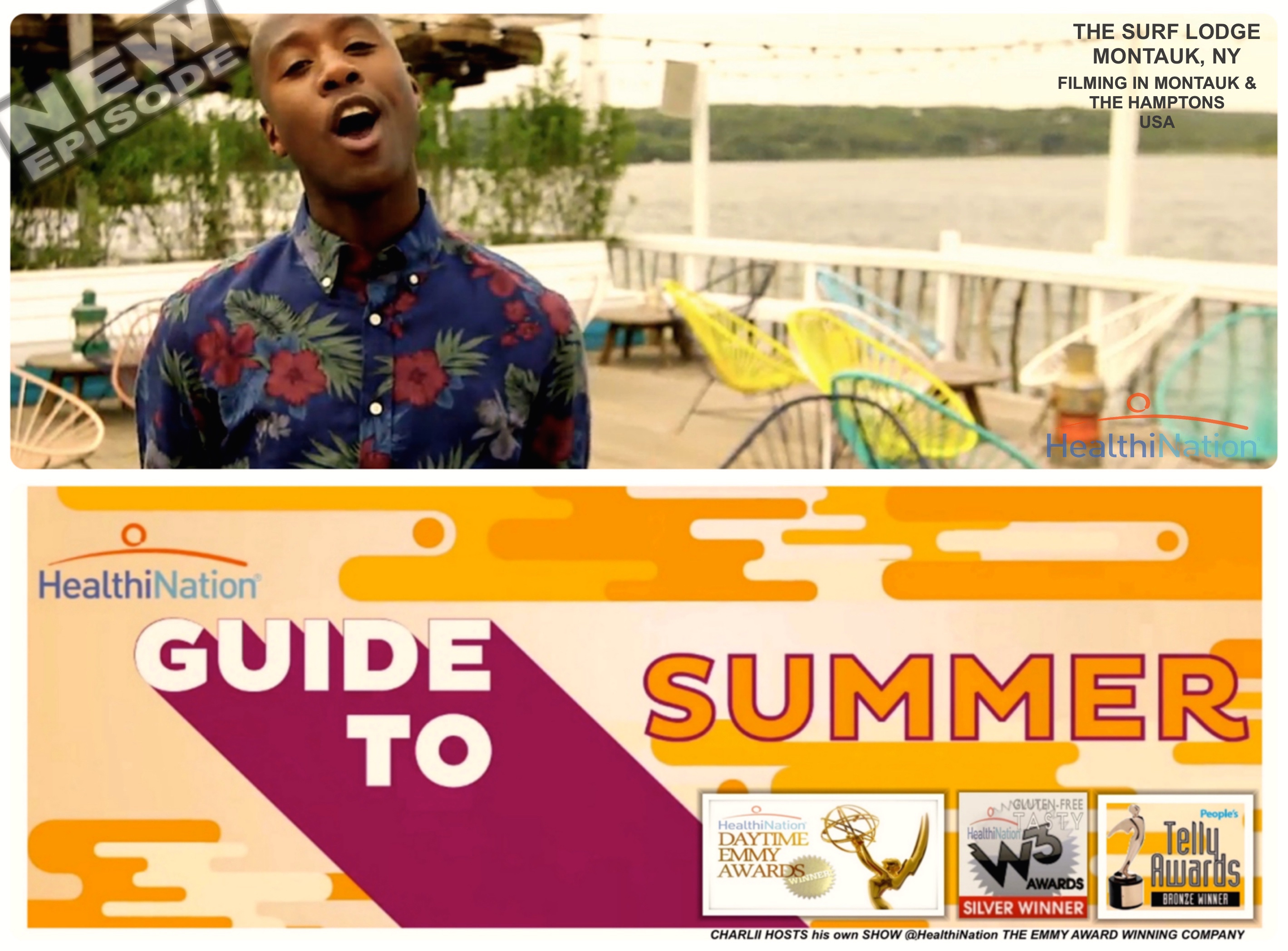 @HealthiNation (episode 3) On-Camera Host CHARLII.COM :How to make @TheSurfLodge their Signature 'Summer Salad' (filming@TheHamptons) https://www.linkedin.com/pulse/on-camera-host-charlii-summer-salads-thehamptons-montauk-?trk=mp-reader-card