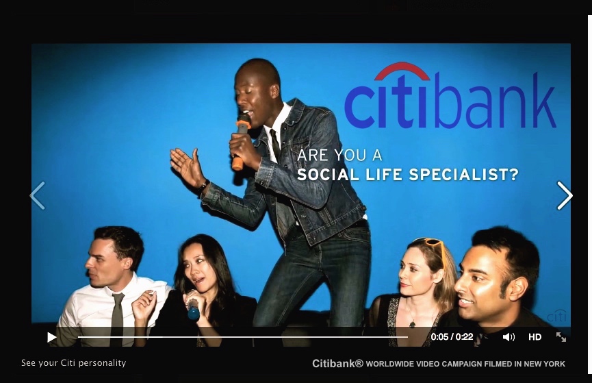 Citibank® WORLDWIDE VIDEO CAMPAIGN Just Released ... https://lnkd.in/bExe5i3 (New York City shoot)