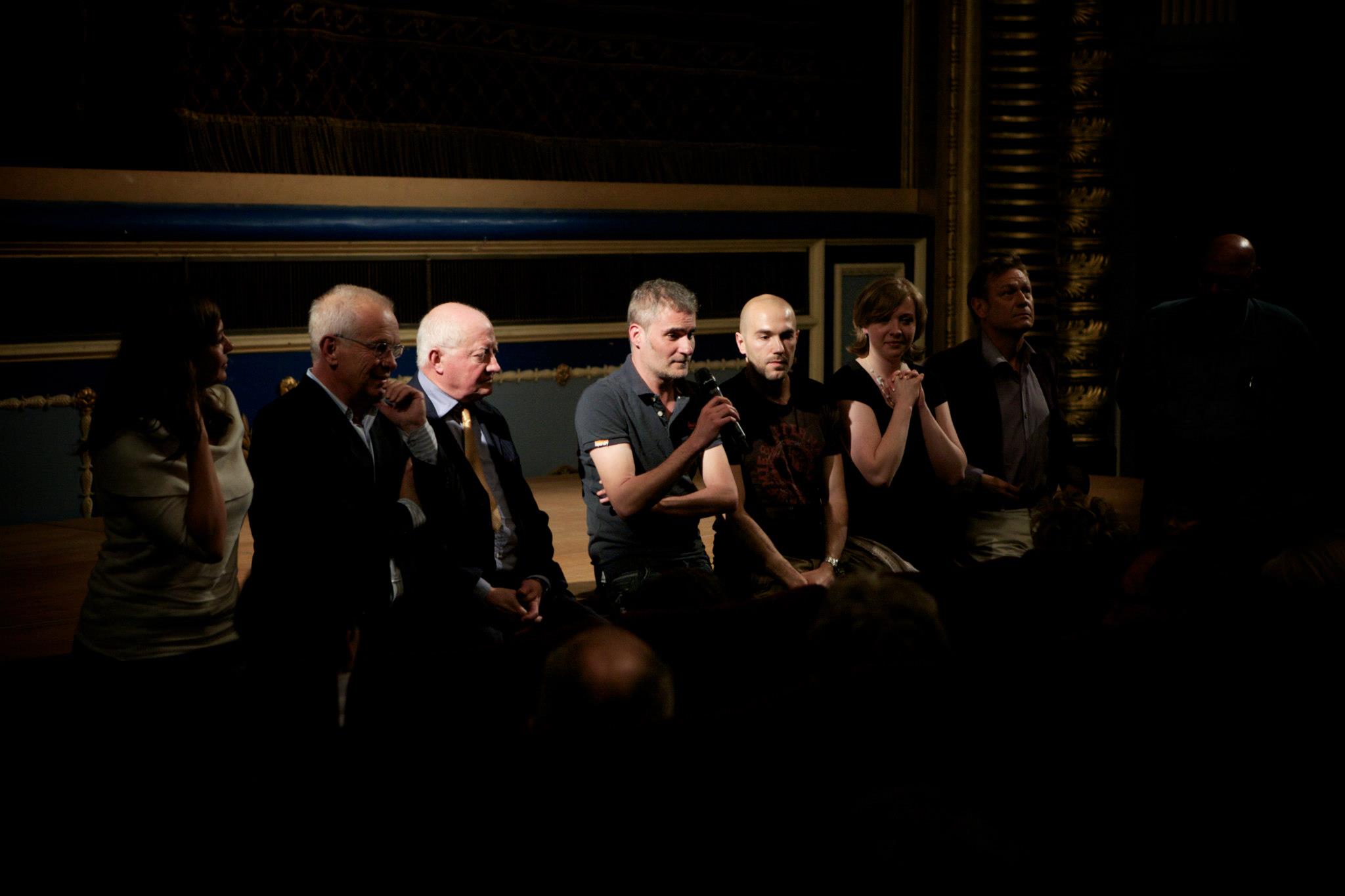 Forever Car crew and casts at Odysse cinema in France