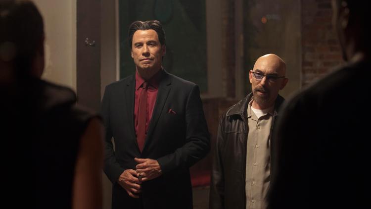 Still of John Travolta and Jackie Earle Haley in Criminal Activities (2015)