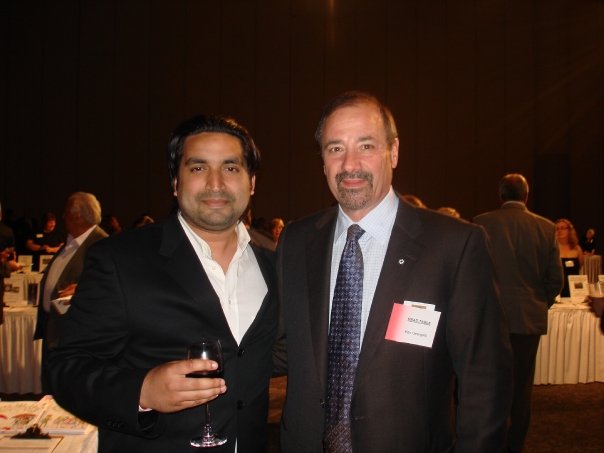 Ken Georgetti (President of the Canadian Labour Congress) and Ronnie Banerjee