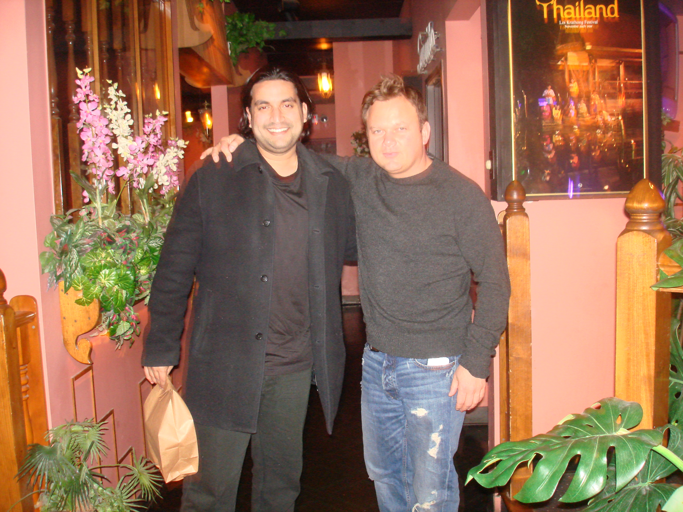 Jacob B. Chapa (brother of Damian Chapa) and Ronnie Banerjee