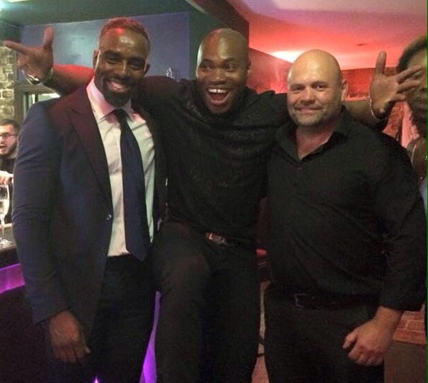 Colin burt Vidler and Charles Venn at the premier of AWOL. Also in the photo is my pal Lickwid Thomas.