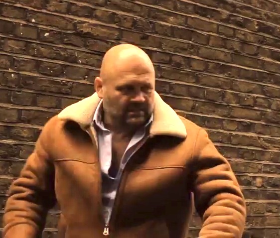 Still of Colin burt Vidler in music video