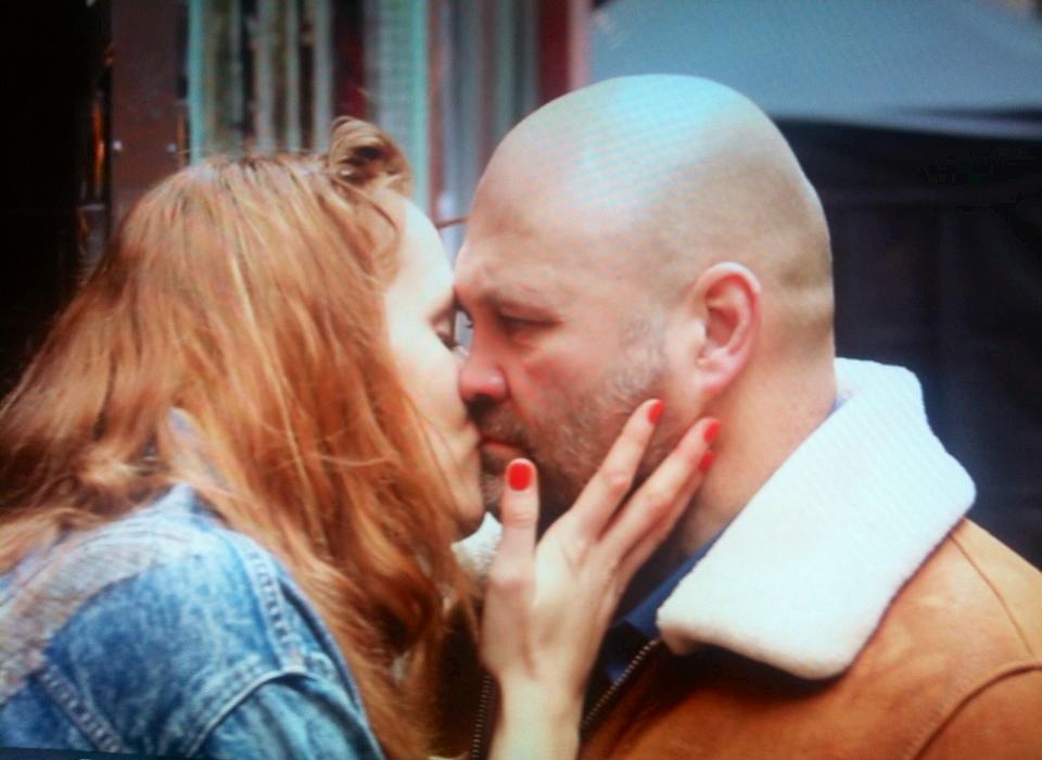 Still of Colin Vidler and Charlotte Roi in music video