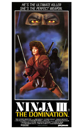 Ninja III the Domination. I was uncredited police officer and stunt car driver