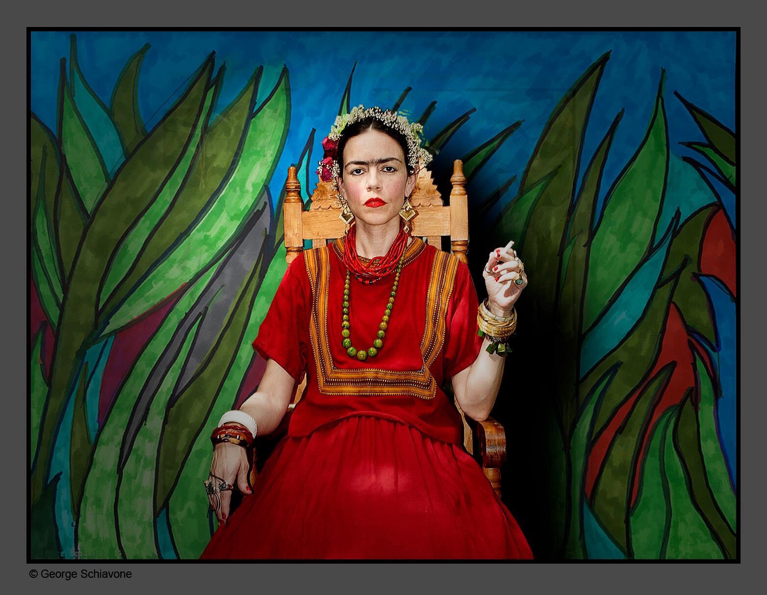 Deborah L. Sherman as Frida Kahlo in Frida: Unmasked By Deborah L. Sherman