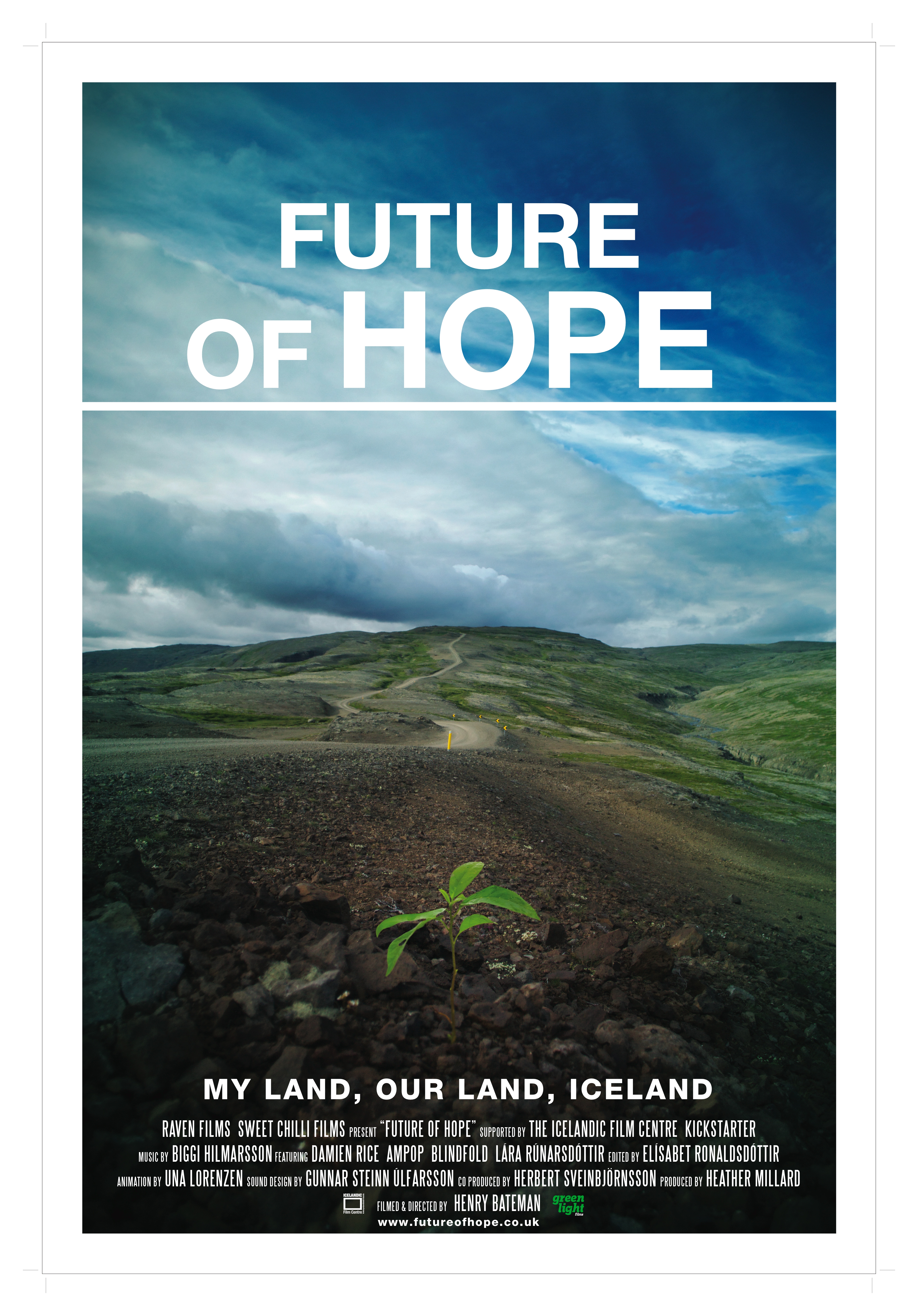 'Future of Hope' Poster feature-length documentary film Producer - Heather Millard http://www.futureofhope.co.uk
