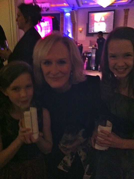 Glen Close, Olivia Shea and Allie Shea at the 2012 AARP Movies For Grownups Awards.