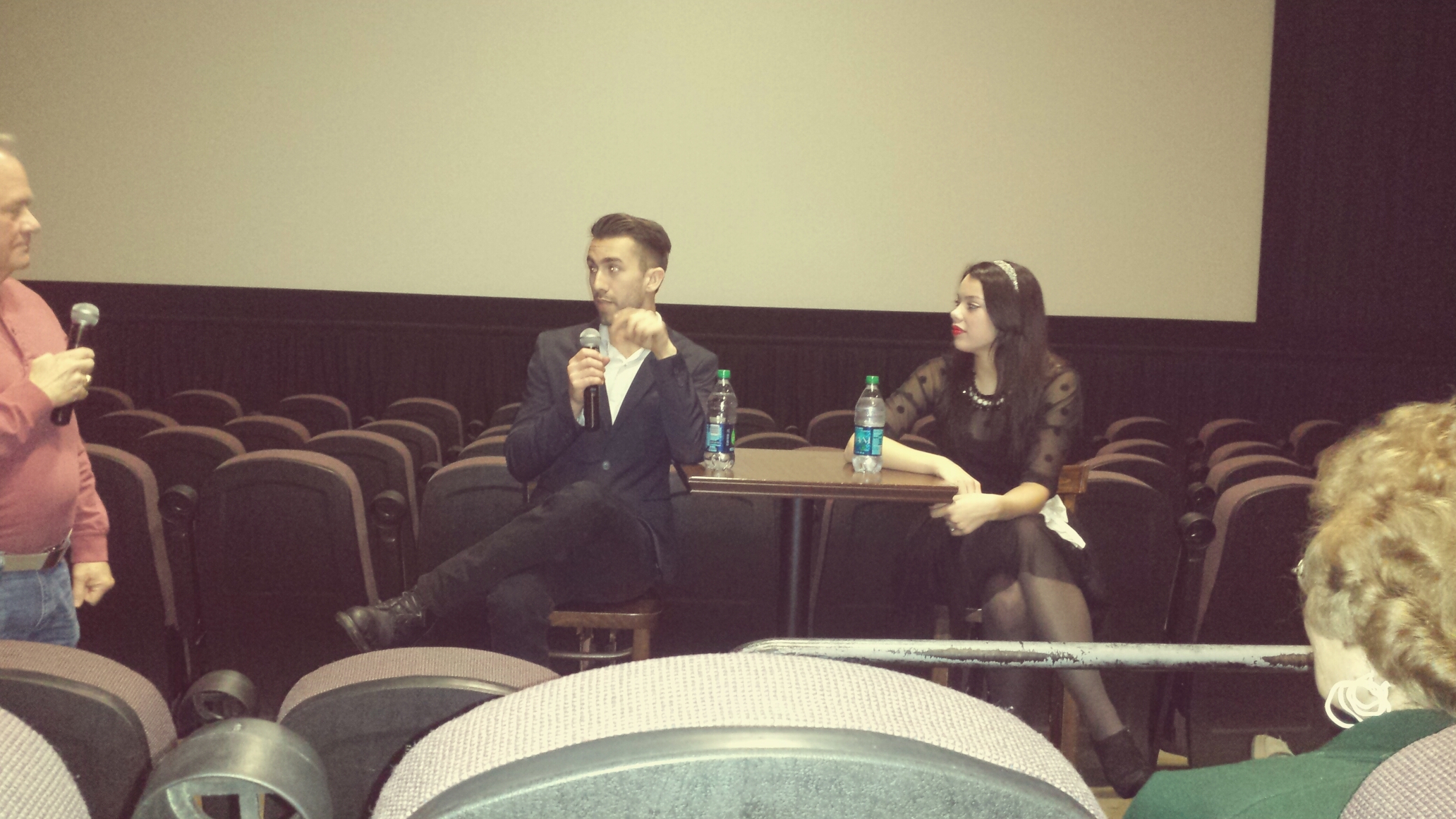 At Middleton Q&A with cast members Kenny Parks Jr and Victoria James