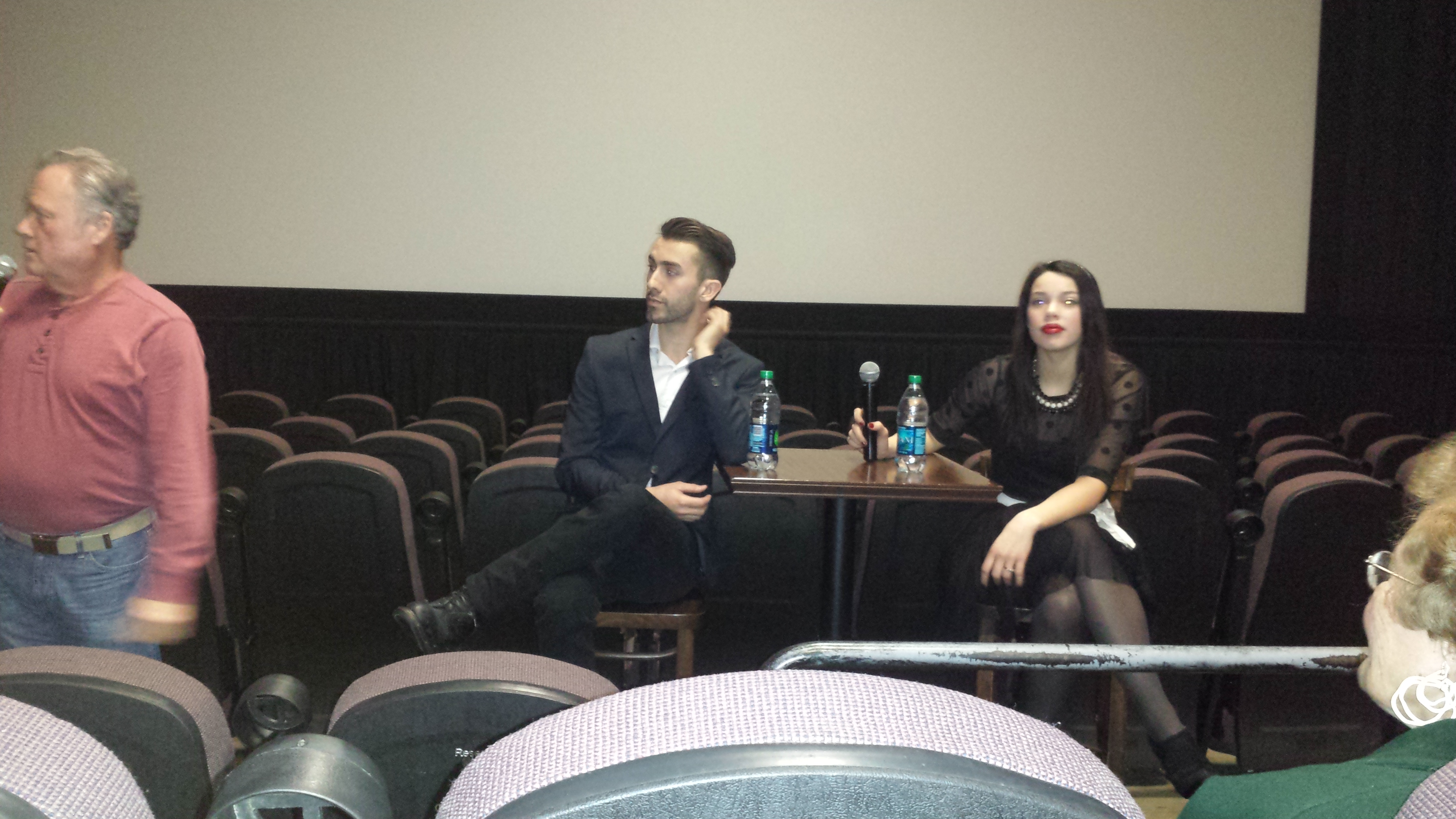 At Middleton Q&A with cast members Kenny Parks Jr and Victoria James