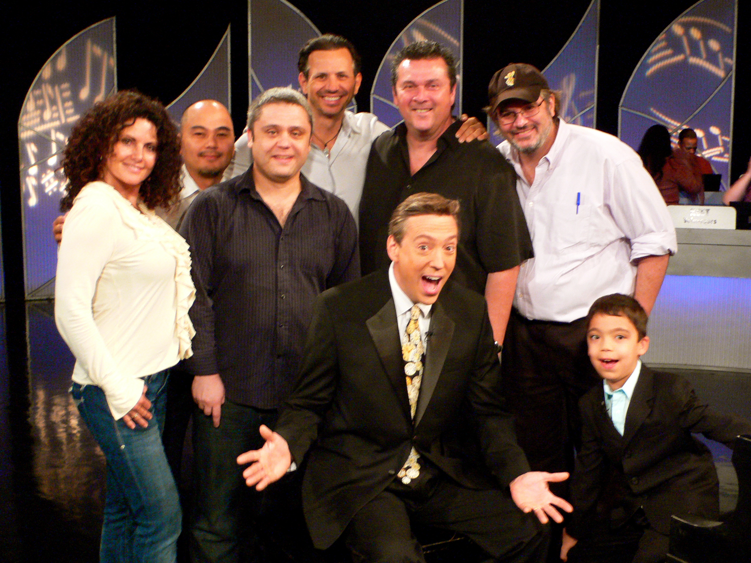 Travis, Brenda Markstein, Paul Faberman, Gene and Ethan Bortnick, at KCET for the debut 