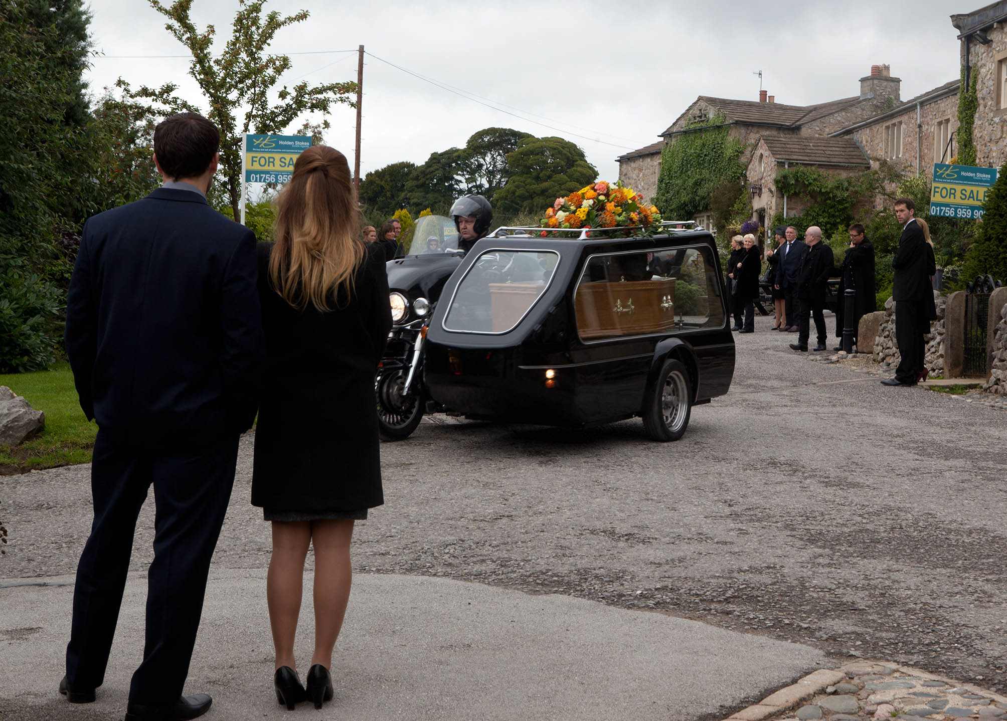 Alan Turner's funeral in Emmerdale
