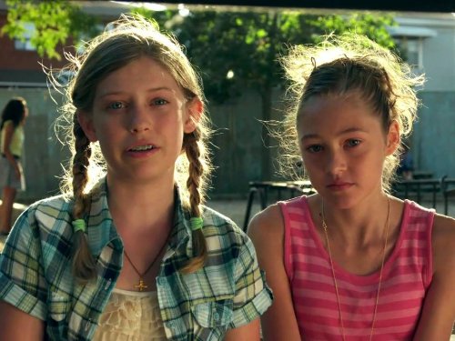 Still of Olivia Scriven and Sarah Cranmer in The Yard (2011)