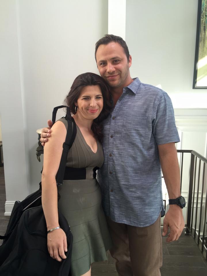 with Heather Matarazzo from the film Smothered by Mothers