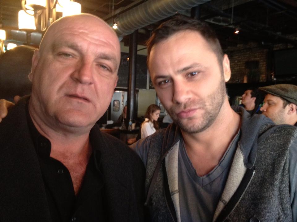 With Mino Mackic on the set of Call Back