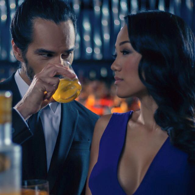 Mack Kuhr and Kyla Gray in the commercial for NEKTAR Liqueur